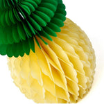 HOONAO paper pom poms and lanterns arranged for a jungle theme party