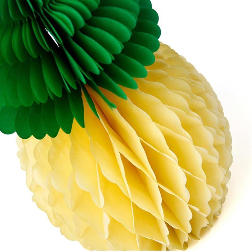 HOONAO paper pom poms and lanterns arranged for a jungle theme party