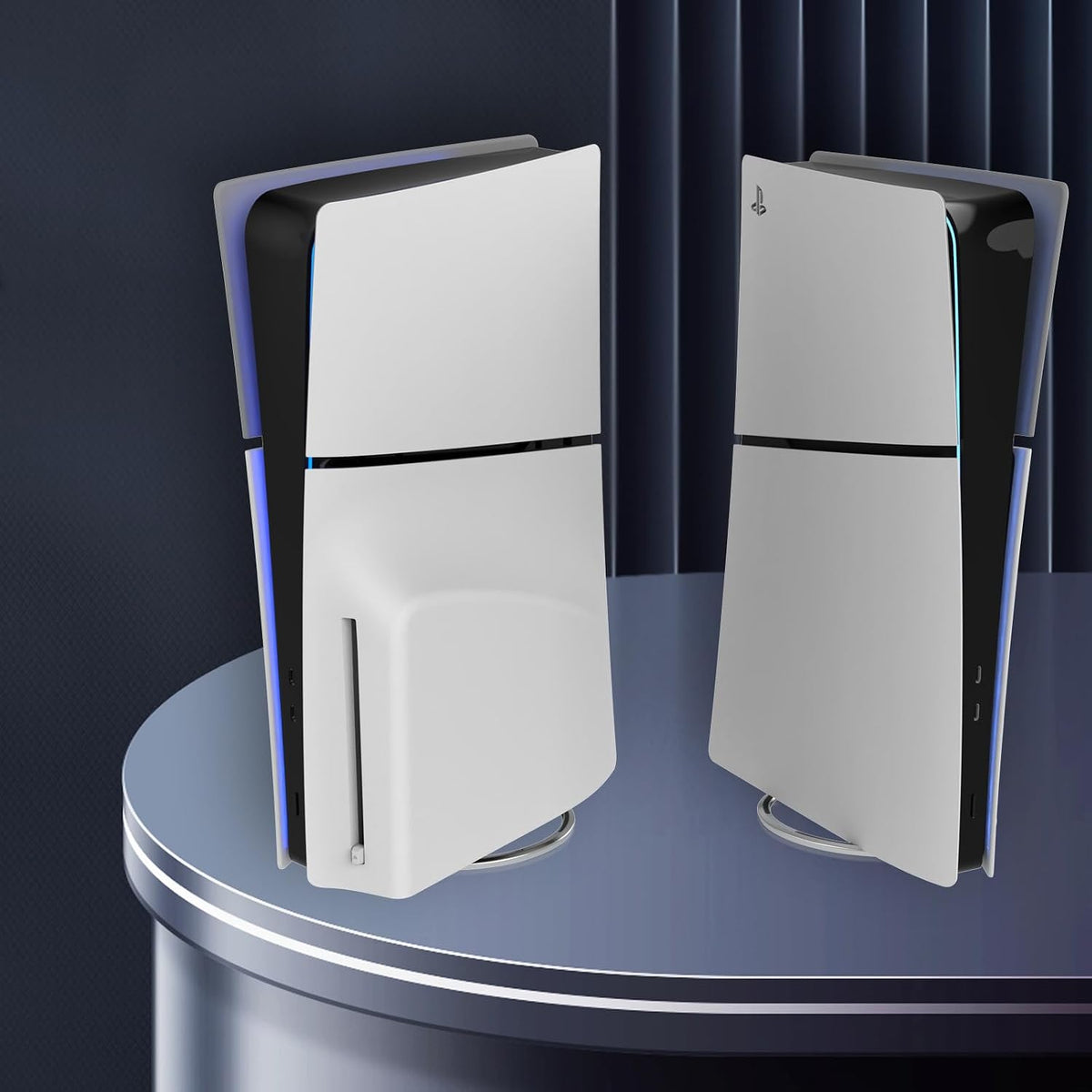 Kinear vertical mount accessorizing digital and disc edition consoles