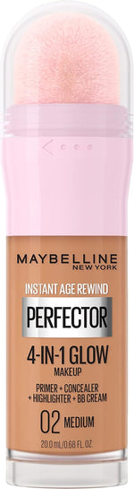Maybelline New York Instant Age Rewind Instant Perfector 4-In-1 Glow Makeup, Light - Image 14