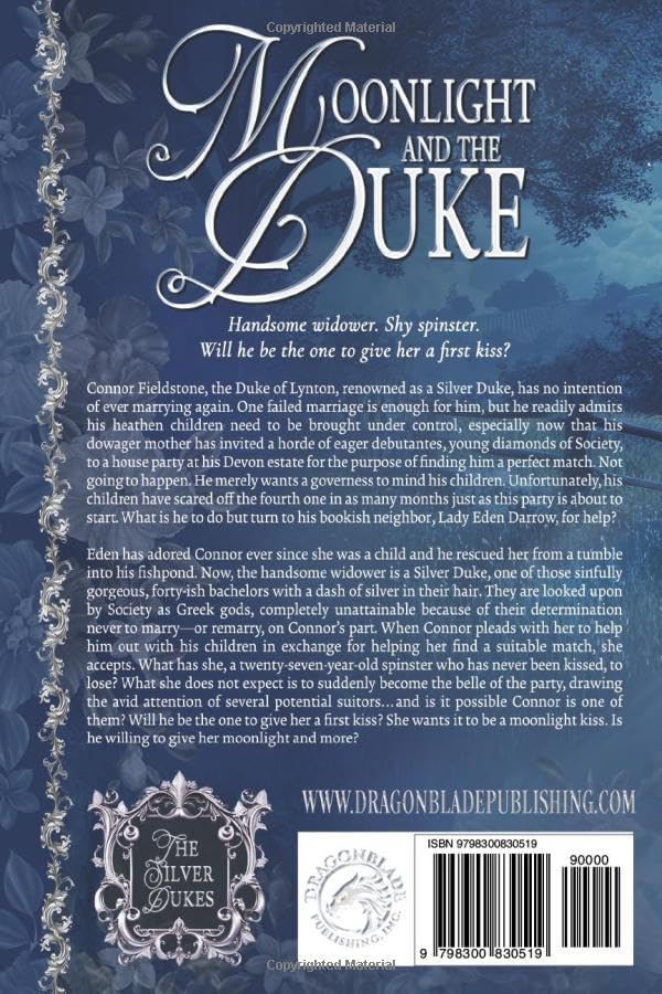 The Silver Dukes series book two Moonlight and the Duke digital cover
