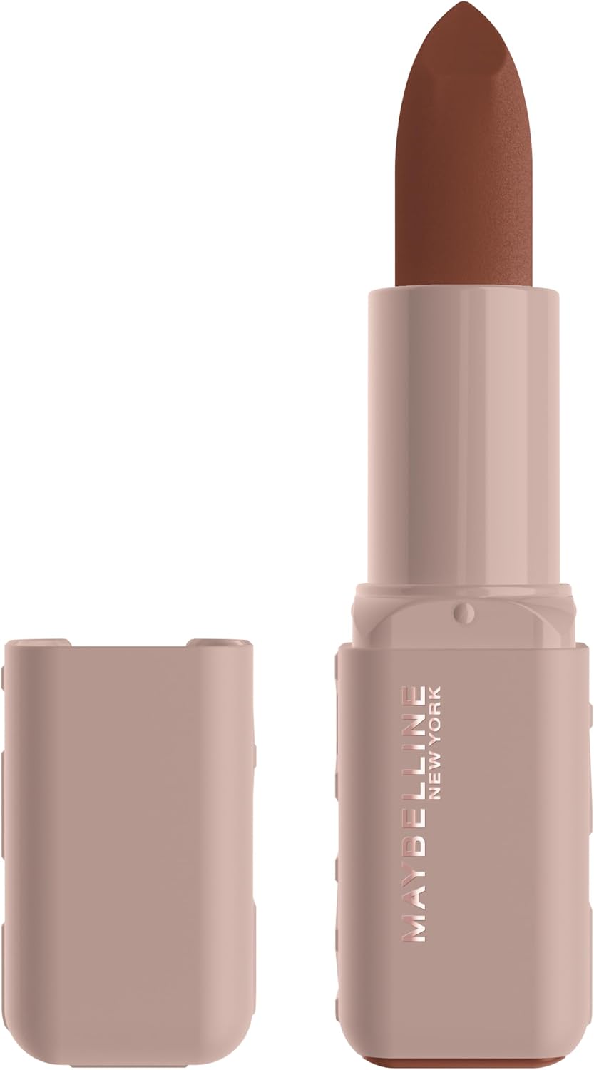 MAYBELLINE Serum Lipstick, Hydrating Lip Makeup with 8HRs of Lip Plumping Moisture with Hyaluronic Acid + Oil Blend, Wild Card (Midtone Red Matte) - Image 13
