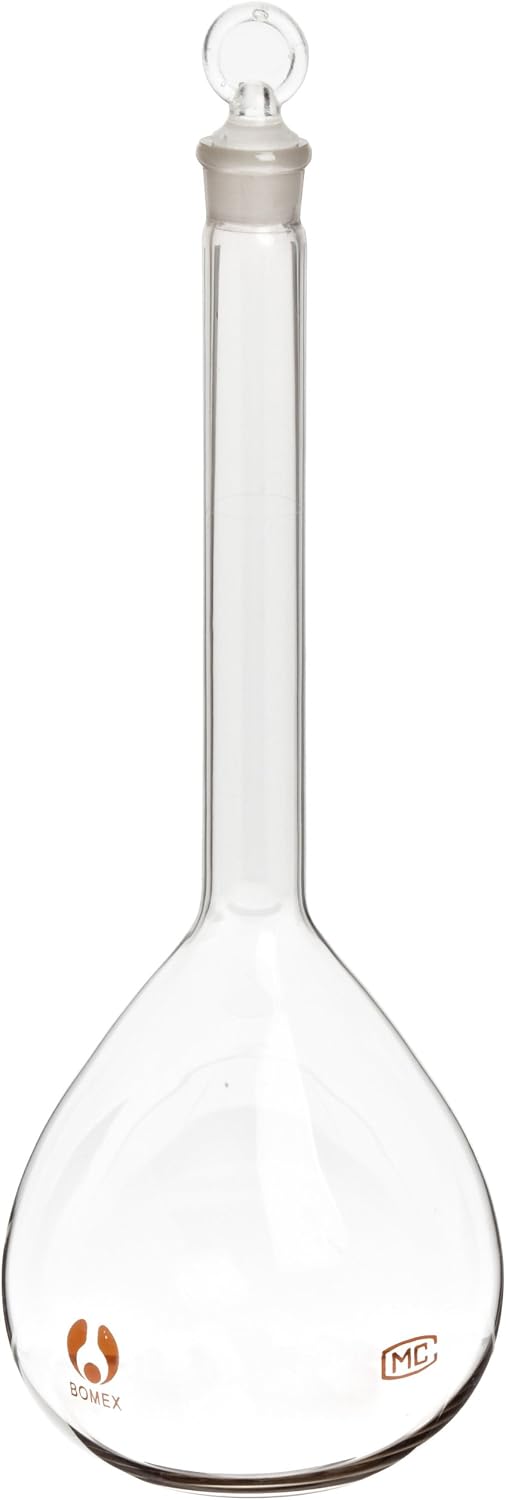 American Educational glass volumetric flask front view laboratory equipment