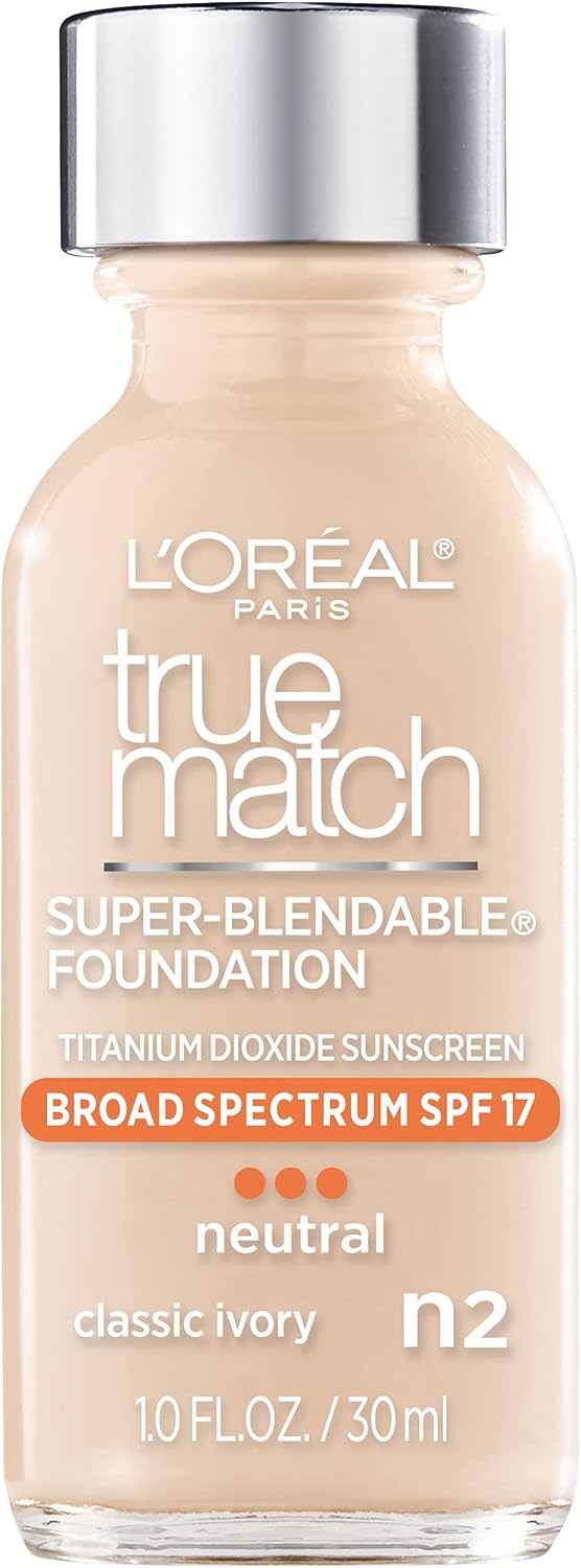 L'Oreal Paris Makeup True Match Super-Blendable Liquid Foundation, Soft Ivory N1, 1 Fl Oz,1 Count - Image 10