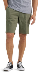 Lee men big and tall extreme motion flat front short front view