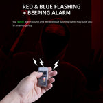 APLOS L02 emergency alarm mode with red and blue strobe