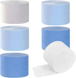 We Moment crepe paper streamers front view of six decorative party rolls
