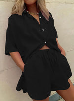 Fixmatti Sweatsuit Set roll up sleeve detail