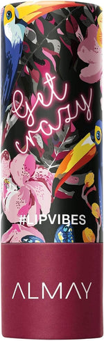 Almay matte lipstick tropical patterned tube design