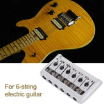 Dilwe 6 string electric guitar bridge saddle silver