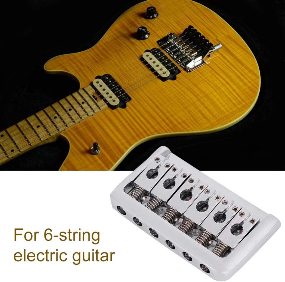 Dilwe 6 string electric guitar bridge saddle silver