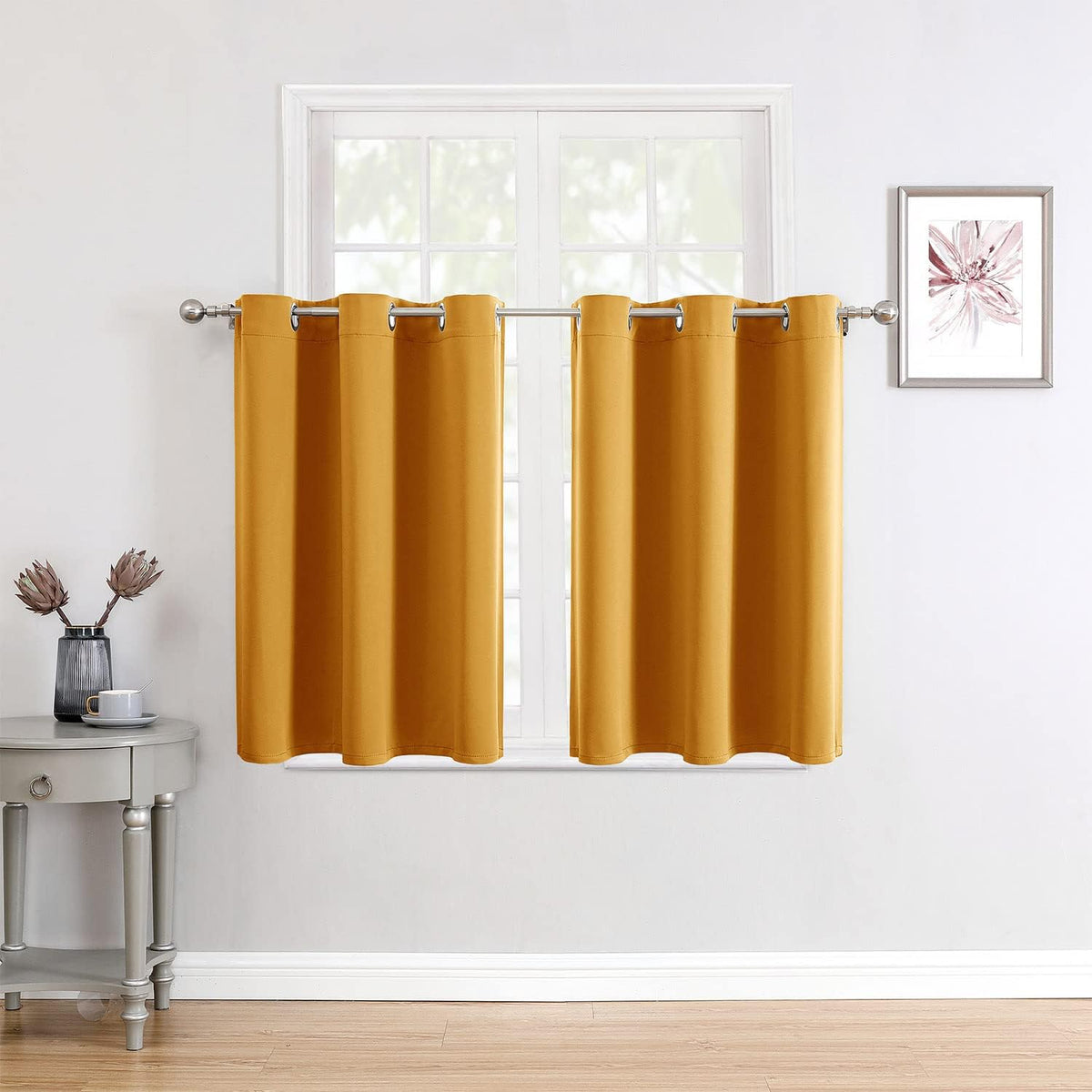 ChrisDowa Room Darkening Curtains for Bedroom and Living Room 84 Inch Long | 2 Panels Set, Thermal Insulated, Noise Reducing, Grommet, Blackout Drapes, Window Treatments, Cappuccino, 52 x 84 Inch - Image 11