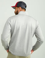 HUK Coldfront+ 1/4 Zip pullover showing fabric texture and color