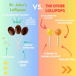 USA imported dentist recommended tooth friendly lollipops 60 count