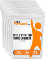 BulkSupplements.com Whey Protein Concentrate Powder - Whey Protein Powder Supplement, Unsweetened, Unflavored & Gluten Free, 30g per Serving, 1kg (2.2 lbs) (Pack of 1) - Image 9