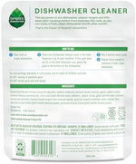 Seventh Generation dishwasher cleaner pack being placed in machine