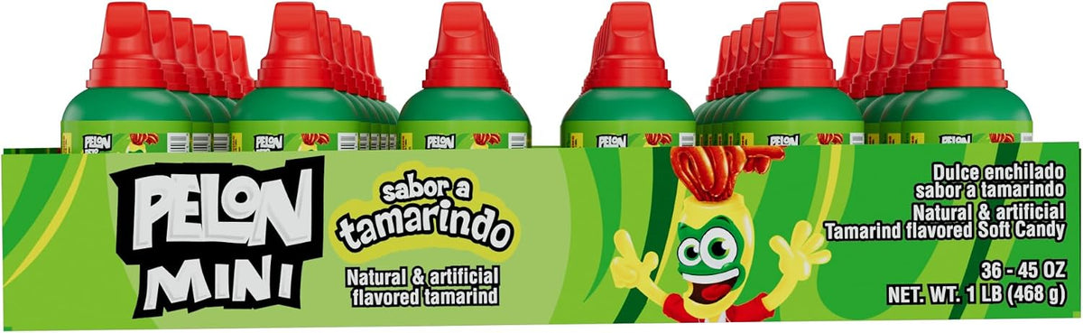 Pelon Pelo Rico candy bottle cap removed for usage