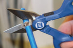Weicon cable cutter close up of ergonomic red and blue handles