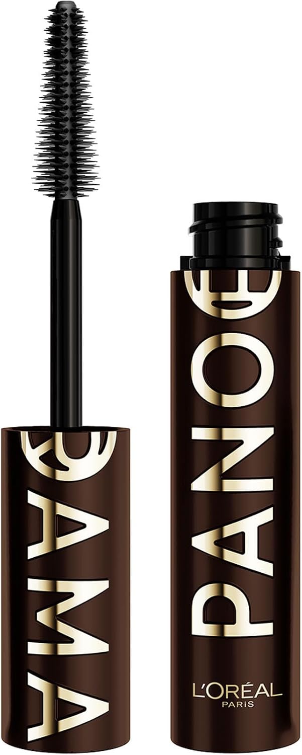 L'Oreal Paris Voluminous Panorama Mascara, Volumizing and Lengthening Mascara, Waterproof Longwear and Smudge Resistant Make Up, Black, 0.31 Fl Oz - Image 9