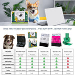 Mutt Mitt mitten shaped dog poop pick up bags showing dual layer construction