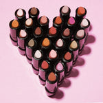 Wet N Wild vegan lipstick Java shade applied on lips