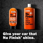 Nu Finish Once a Year Car Polish sixteen fluid ounce bottle for premium paint protection.