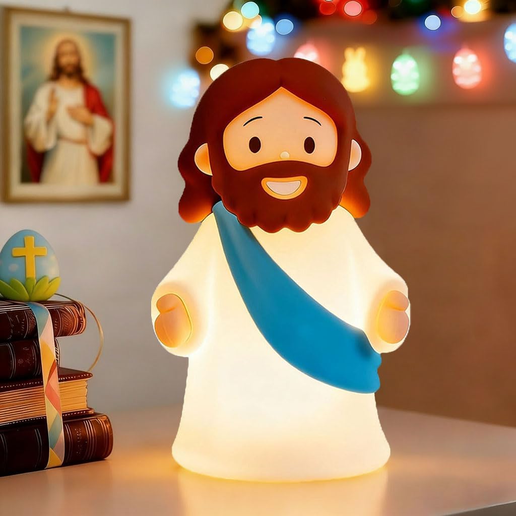 KangTen Chen Jesus night light front view