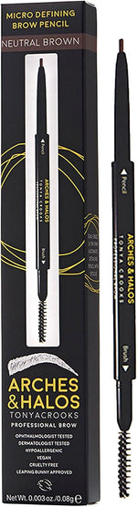 Arches and Halos dual-ended brow pencil full product view