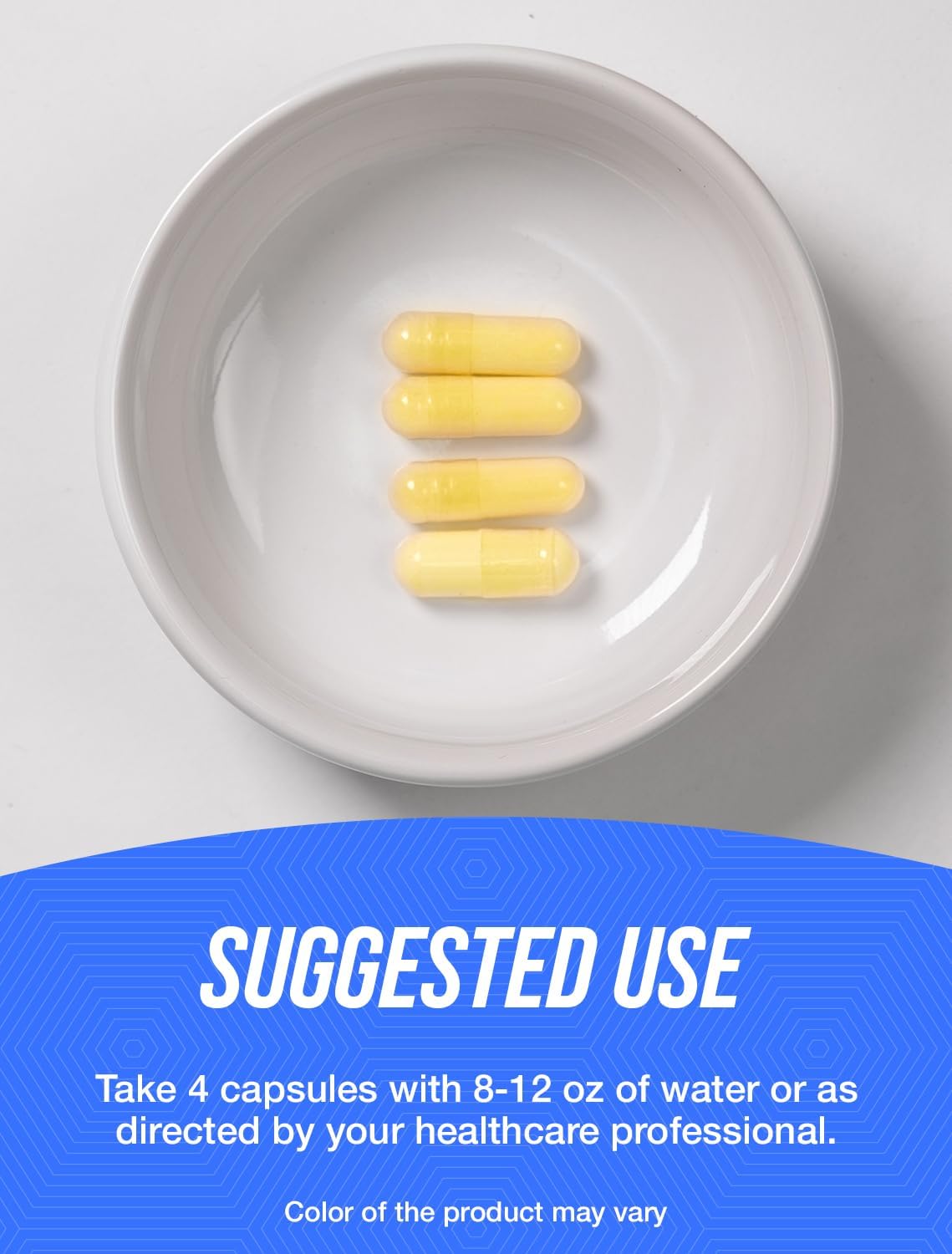 Capsule form of BulkSupplements bovine colostrum supplement