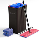 JOYMOOP Mop and Bucket Set front view for hands free floor cleaning.