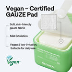 Mediheal Teatree trouble pads showing texture of the gauze fabric