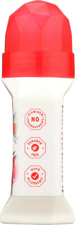 Crystal body deodorant roll-on size perspective in hand
