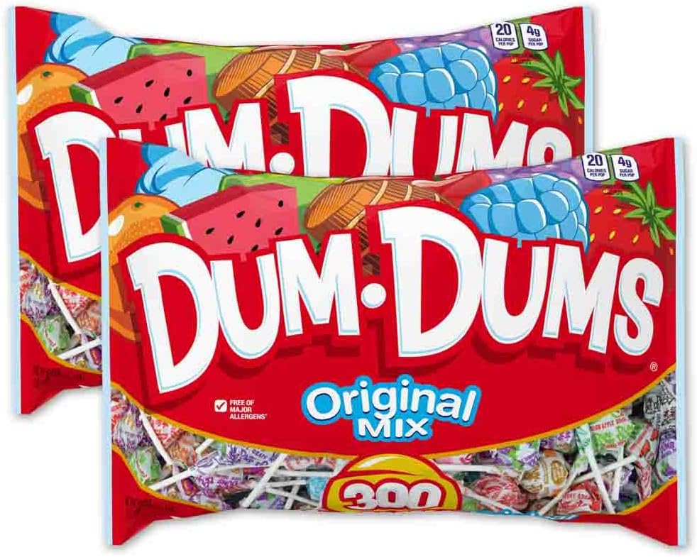 Dum Dums Original Mix 400 ct. Bag - All-Time Classic Flavors, Assorted Suckers in Bulk Candy Bag - Individually Wrapped Lollipops for Any Occasion - Image 10