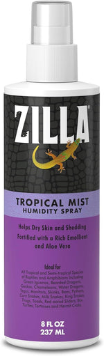 Zilla Tropical Mist Humidity Spray 8 Fluid Ounce front view
