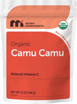 Micro Ingredients organic camu camu powder front view packaging