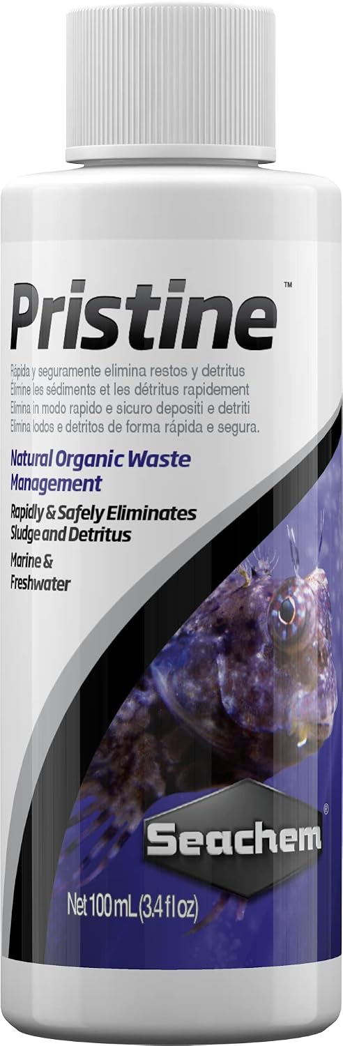 Seachem Pristine natural waste management front view bottle