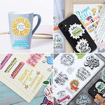 Yomela waterproof quote stickers showing durability against moisture and sun exposure