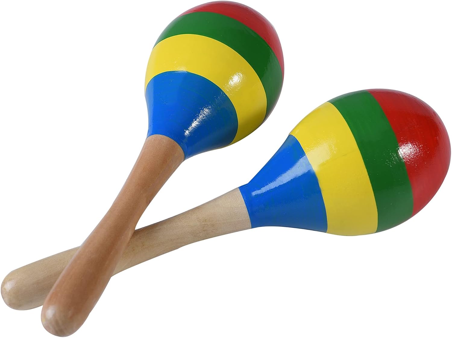 DOMG wooden maracas front view percussion instrument