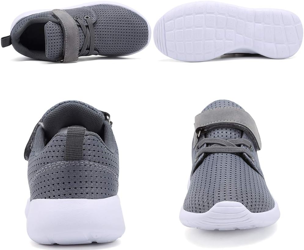 TOEDNNQI children tennis sneakers upper mesh texture close up