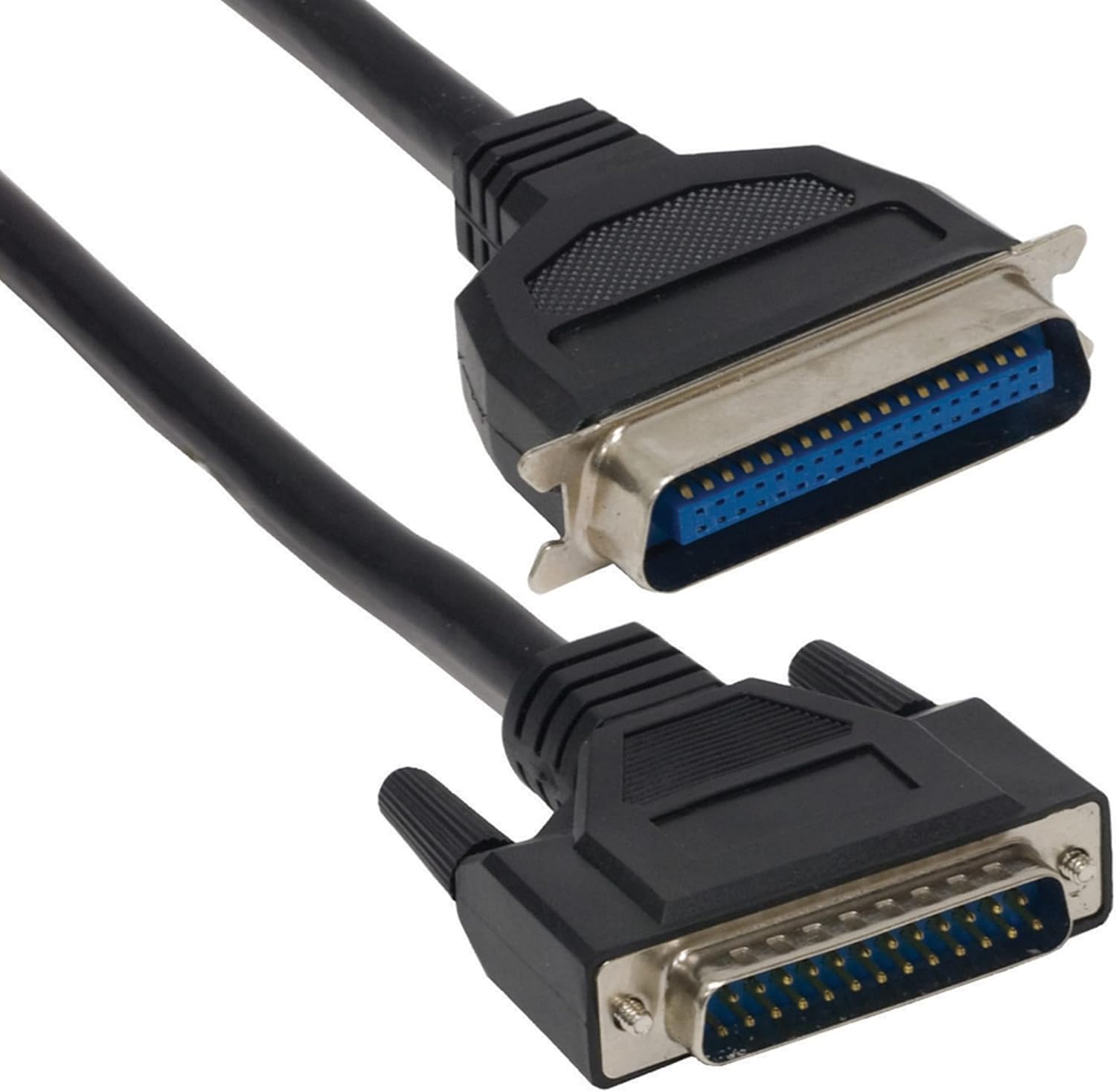 Ativa IEEE 1284 parallel printer cable front view showcasing connectors