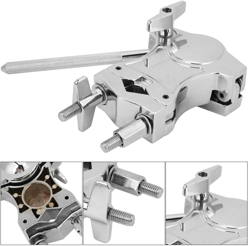 Tomotato percussion accessory holder with L-rod