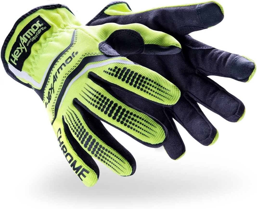 HexArmor Cut and Puncture Resistant Synthetic Leather Palm Work Gloves | Chrome SLT (R) Series 4072 | X-Large - Image 14