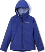 Columbia kids waterproof coat full lifestyle view