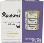 Applaws Fish Variety Pack Wet Cat Food in Broth 12-Pack, High Protein, Limited Ingredient, Grain Free, Canned Cat Food, No Fillers, No Artificial Additives (12 x 2.47 oz Cans) - Image 10