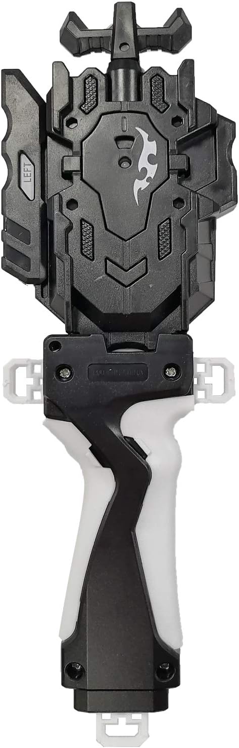 Bey Gyro Blades Launcher and Grip, Light Sparking Battling Burst String Launcher Gyro Left&Right LR Spin Top Compatible with All Bey Burst Series Bey Battling Bey(Black) - Image 1