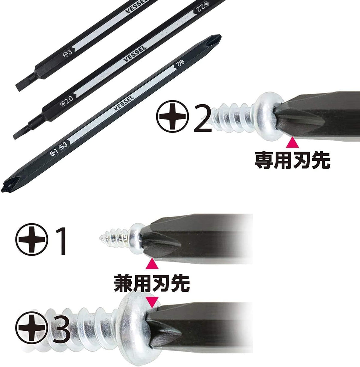 Vessel tool magnetic bit holder mechanism