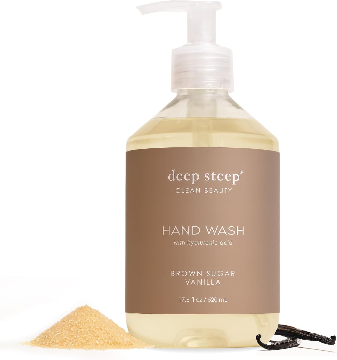 Deep Steep liquid hand wash front view bottle packaging
