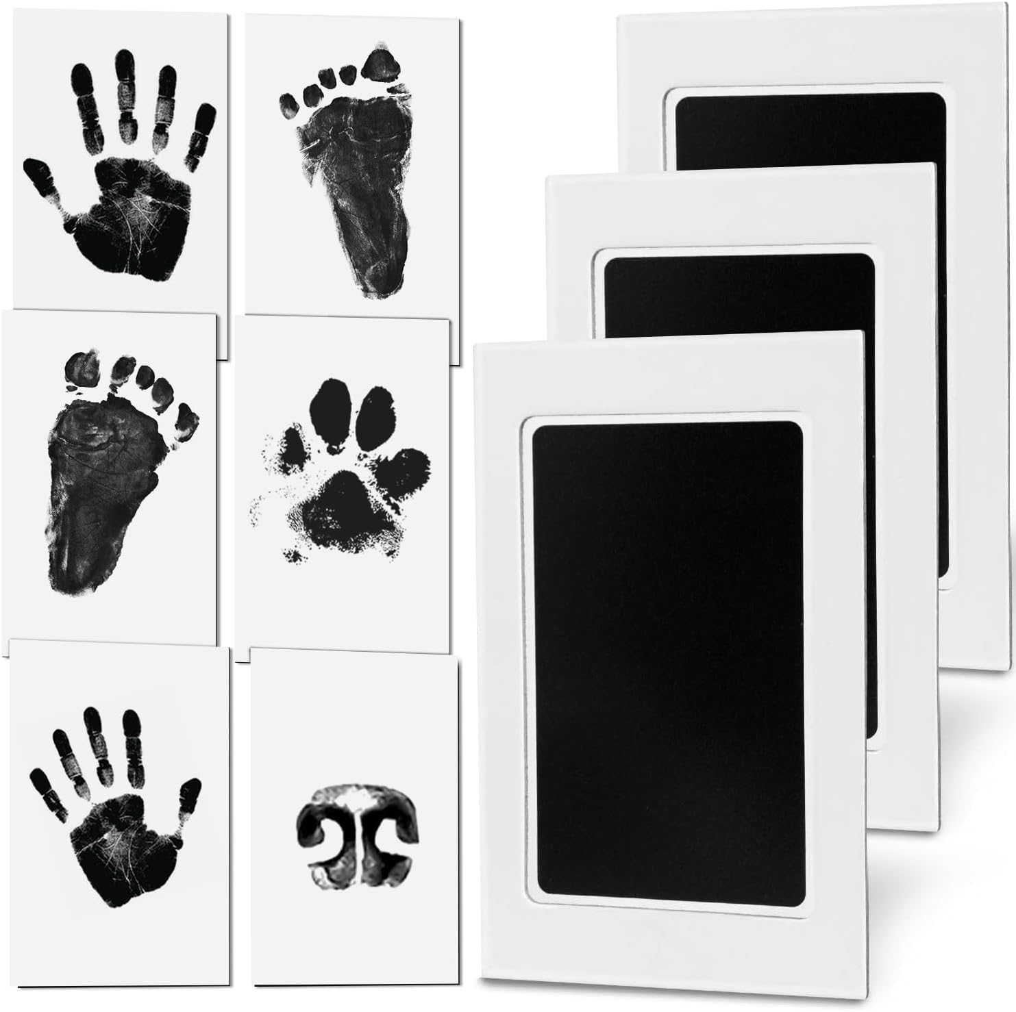 SenseYo 3 Pack Inkless Hand and Footprint Kit front view showcasing the mess-free clean touch pad