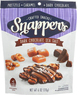 Edward Marc Snappers Sweet Caramel & Pretzels Cluster - Crunchy Pretzel Snack With Dark Chocolate & Sea Salt For Adults And Kids - 6 oz (pack of 1) - Image 12
