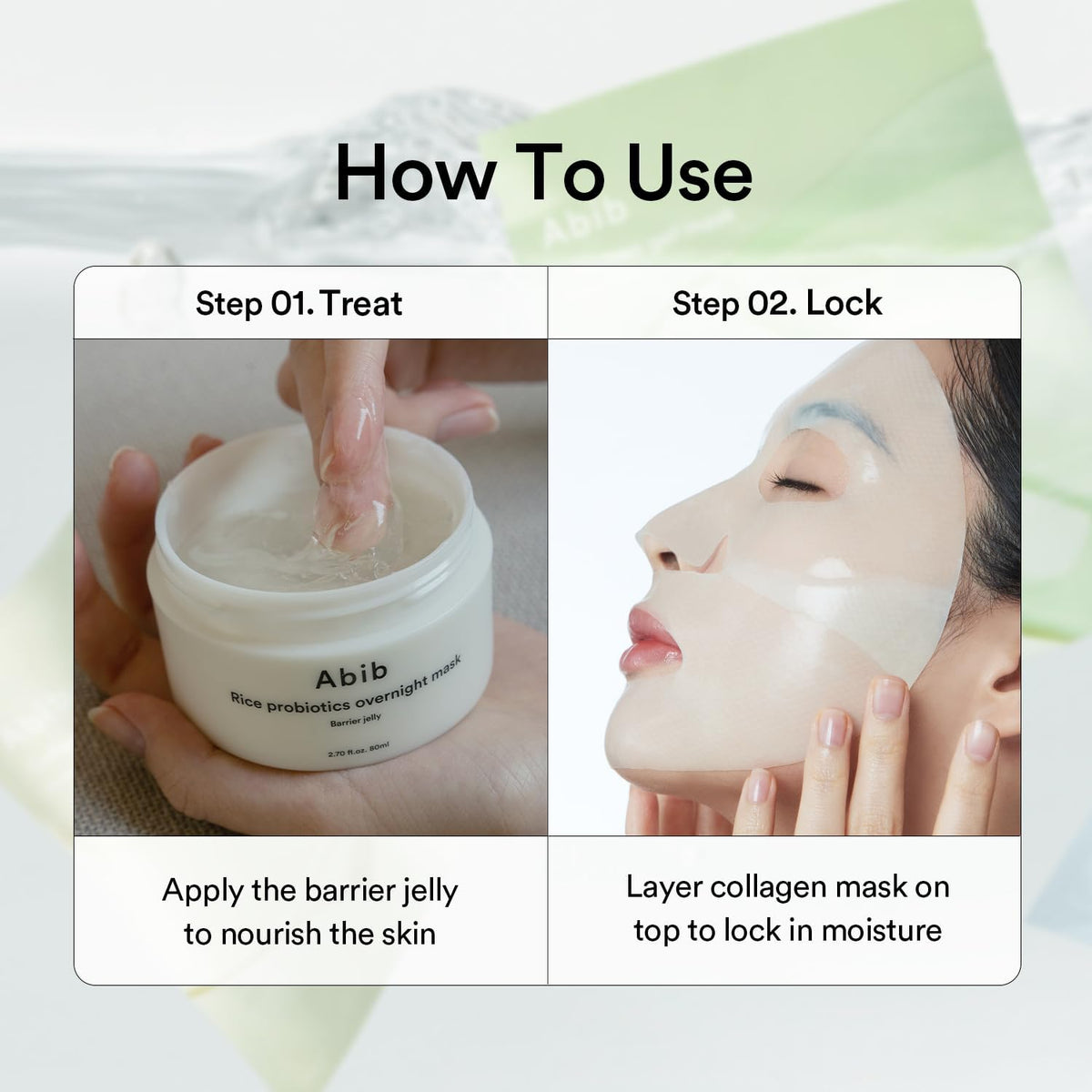 Soothing heartleaf extract essence on skin
